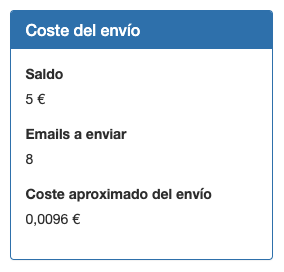 Coste del envío en tus campañas de email marketing - SMS Perception